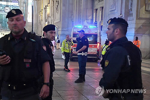 이탈리아 경찰  [EPA=연합뉴스]